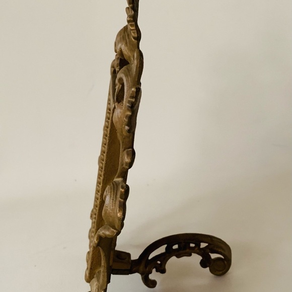 Art Nouveau Style Picture Frame Andrea by Sadek Vintage Metal Easel Back - Picture 3 of 11